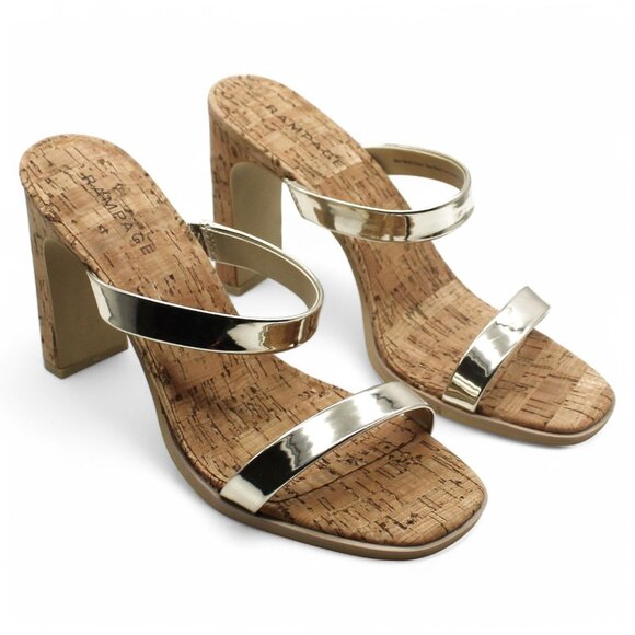 Rampage Jolene Two-Strap Heeled Sandal (Women S) - Picture 2 of 8